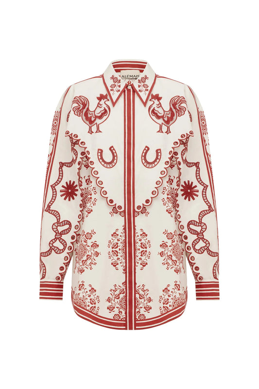 GIDDY EMBROIDERED SHIRT