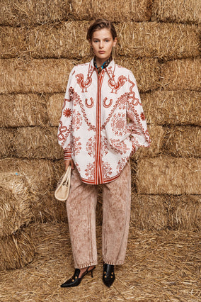 GIDDY EMBROIDERED SHIRT