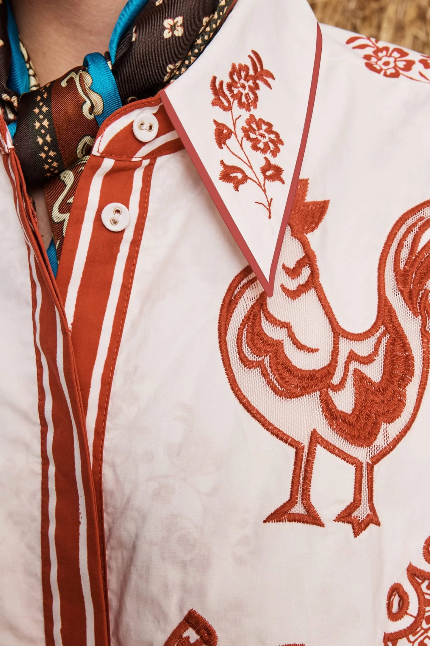 GIDDY EMBROIDERED SHIRT