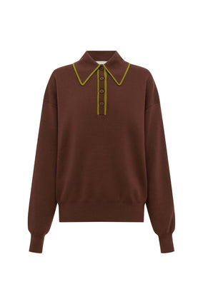 ROSETTE KNIT POLO