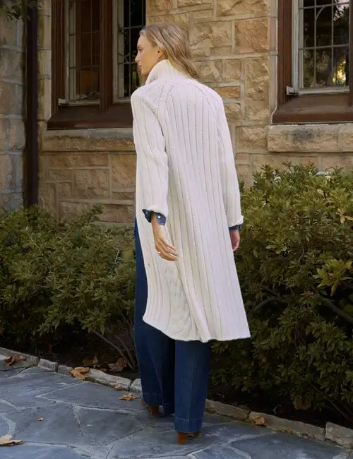 COTSWOLDS CABLE KNIT COAT