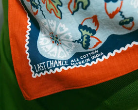 Cotton Acorn Bandana - Cloudy