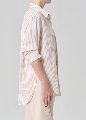 KAYLA SHIRT- SHERBET STRIPE