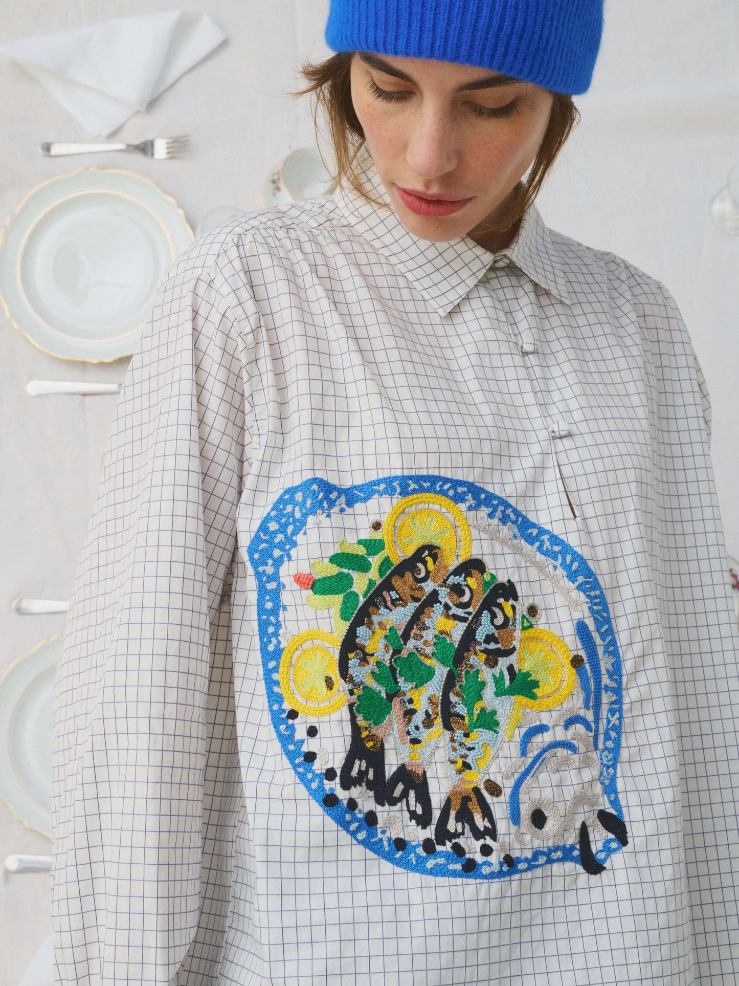 HAND EMBROIDERED SHIRT