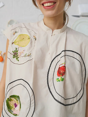 HAND EMBROIDERED TOP