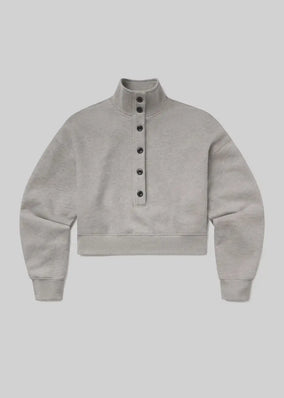 MIRELLE FUNNEL NECK IN HEATHER GREY