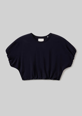 GIA BUBBLE TEE- NAVY