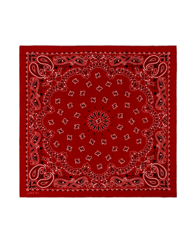 THE SILK BANDANA- TRUE RED