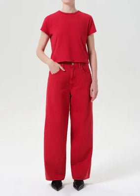 TWIST JEAN IN TOMATO