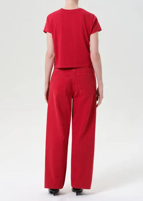 TWIST JEAN IN TOMATO