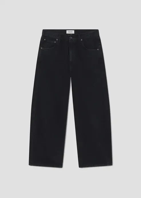 LOW CURVE JEAN CROP IN CRUSHED