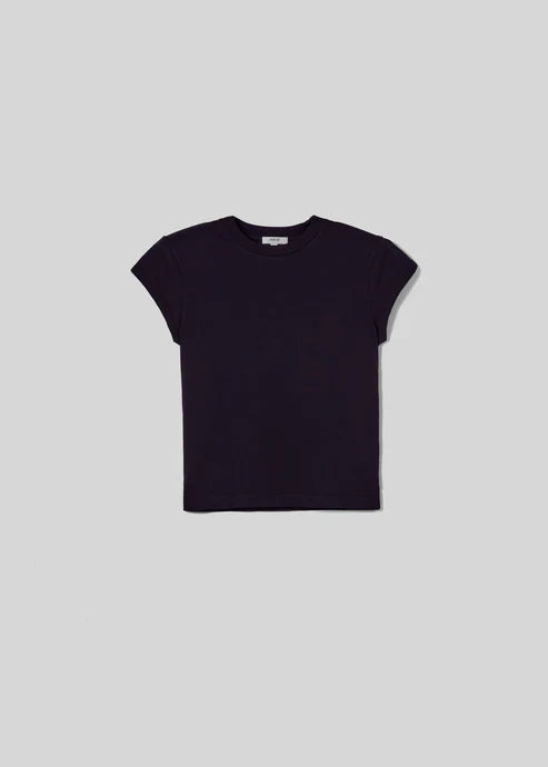 BRYCE CAP SLEEVE TEE- BLACK