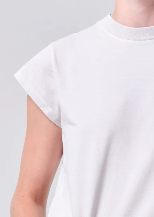 LONG LINE BRYCE CAP SLEEVE TEE