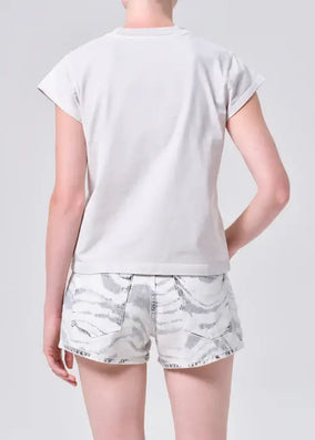 LONG LINE BRYCE CAP SLEEVE TEE