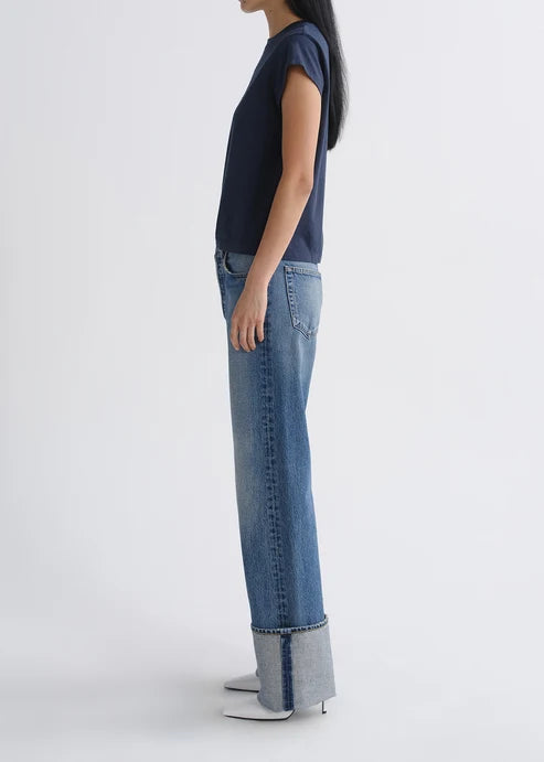 LONG LINE BRYCE CAP SLEEVE TEE