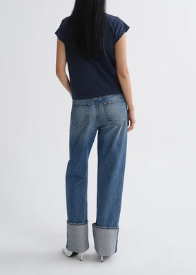LONG LINE BRYCE CAP SLEEVE TEE