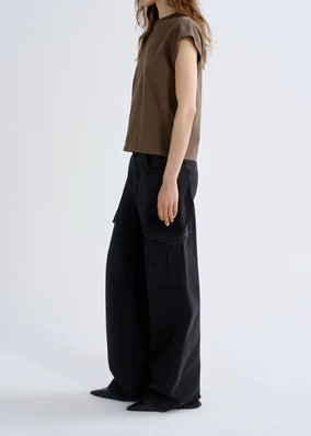 LONG LINE BRYCE CAP SLEEVE TEE