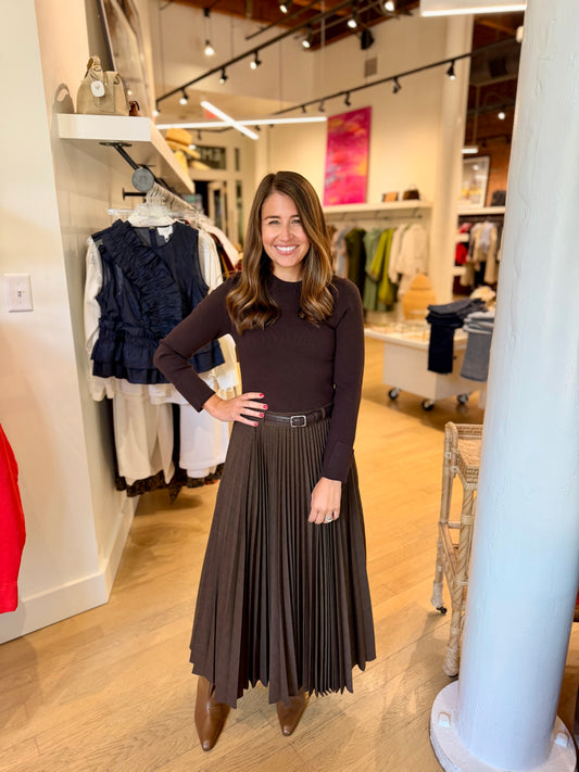 TRISTA L/S MIDI DRESS
