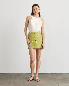 ARI SKIRT-LIME MIST