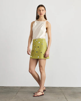 ARI SKIRT-LIME MIST
