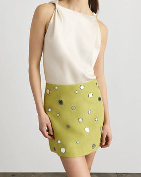 ARI SKIRT-LIME MIST