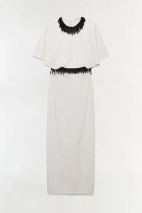 Vantrel S/S Gown - Ivory