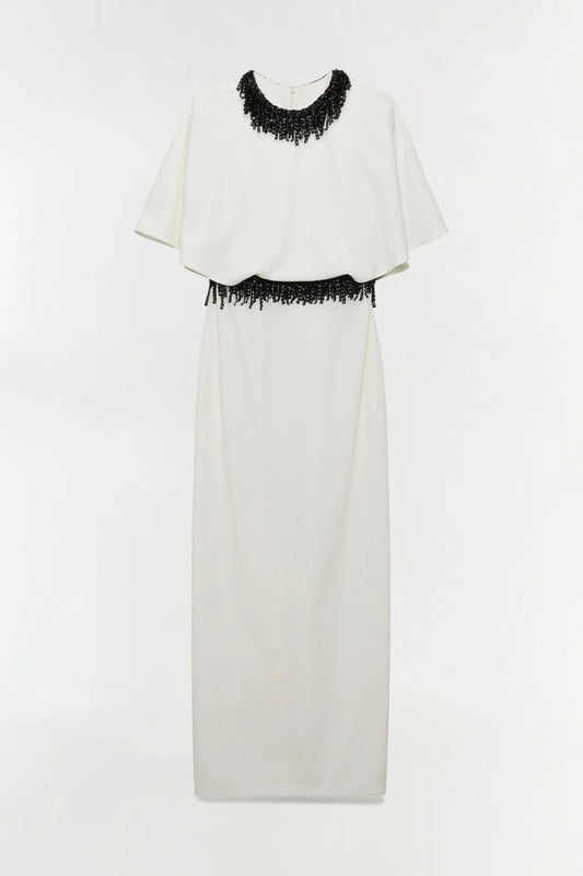 Vantrel S/S Gown - Ivory