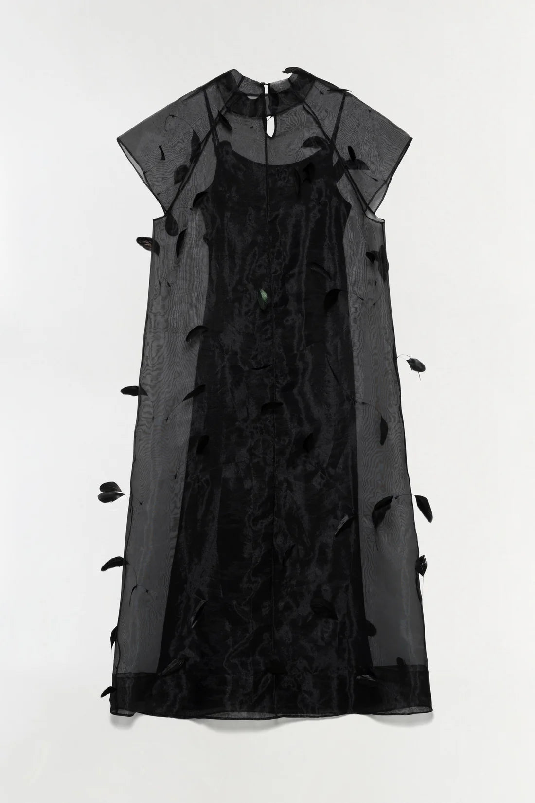 Pauline S/S Midi Dress - Black