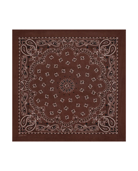 THE SILK BANDANA- CHOCOLATE