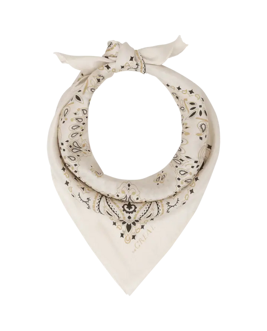 THE SILK BANDANA - CREAM