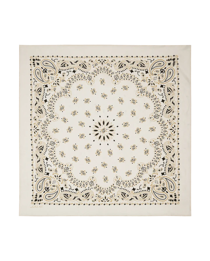 THE SILK BANDANA- CREAM