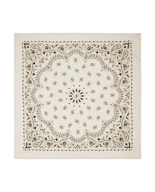 THE SILK BANDANA- CREAM