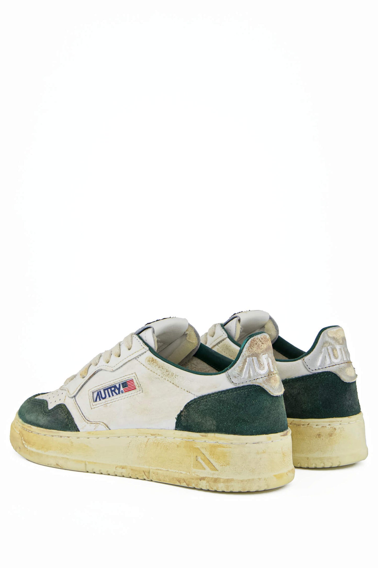 SUPER VINTAGE LOW- LEAT/SUEDE BTTL/SILVER