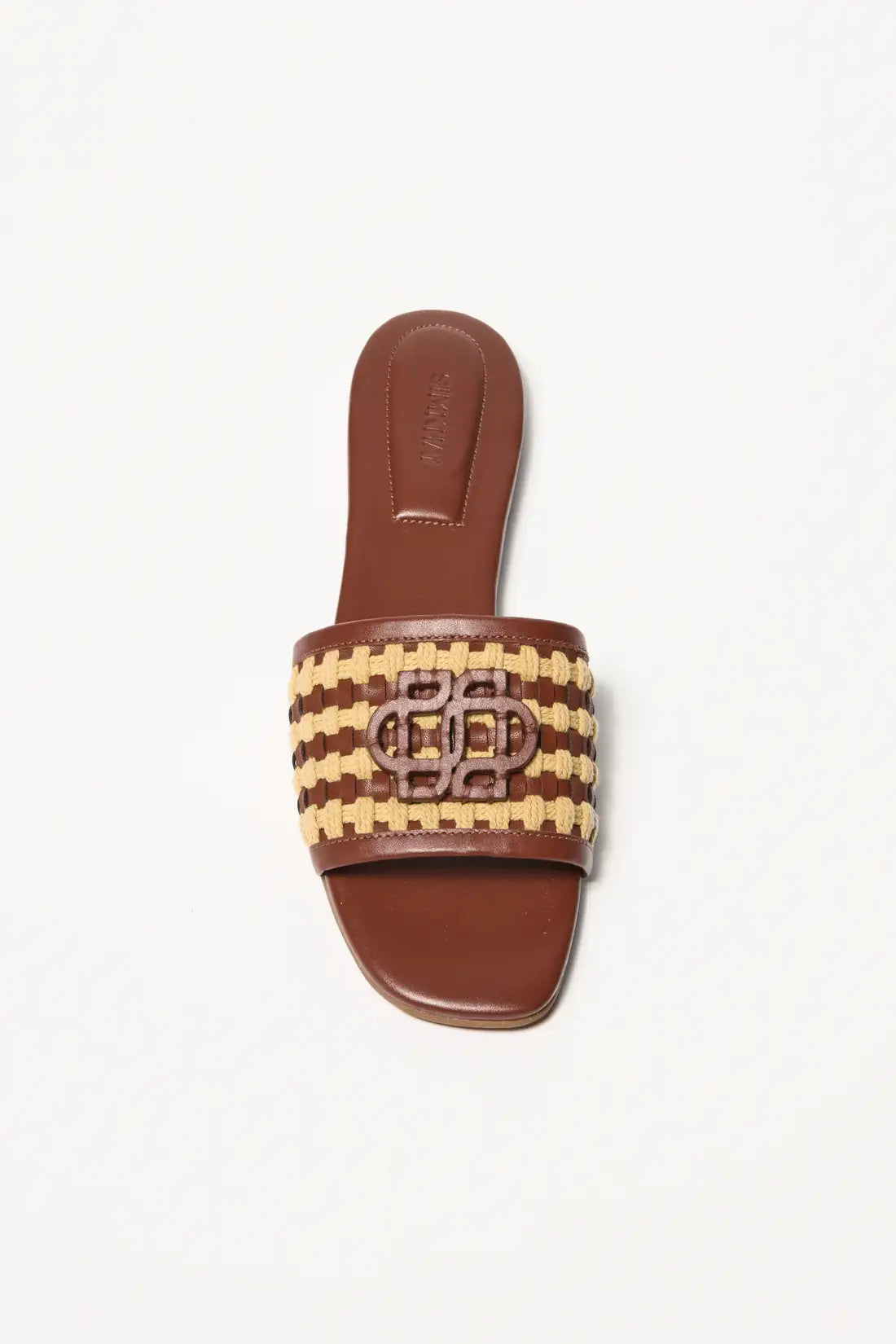 DELPHI ROPE WOVEN FLAT SANDAL