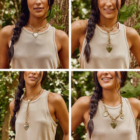 LARIAT MULTI STYLE CHUNKY LINK CHAIN