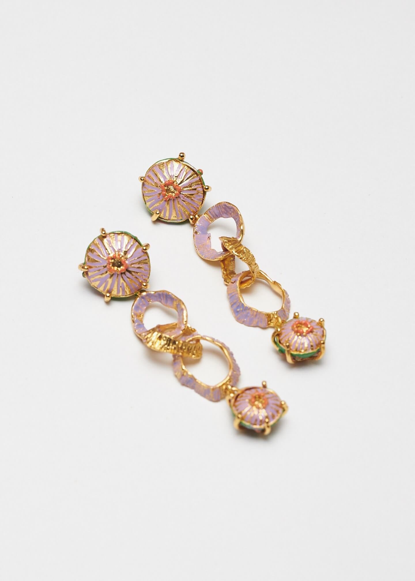 GREEN LONG SOMBRERITOS EARRINGS