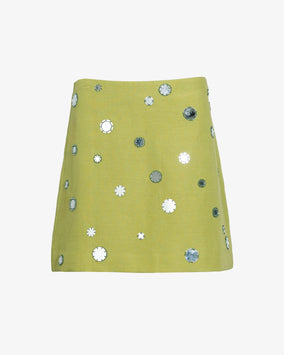 ARI SKIRT-LIME MIST