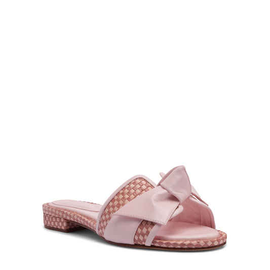 MAXI CLARITA PADDED RAFFIA FLAT
