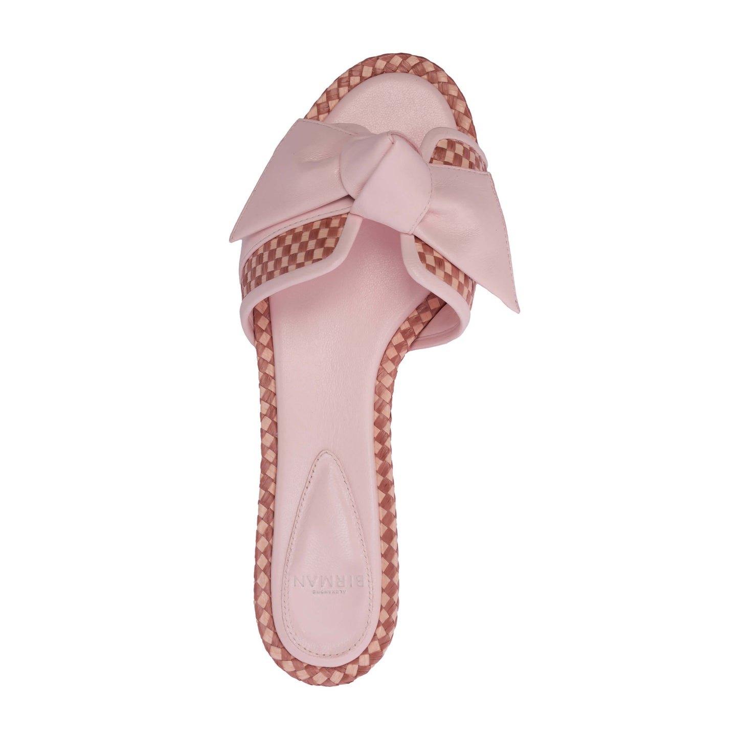 MAXI CLARITA PADDED RAFFIA FLAT