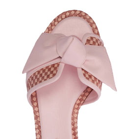 MAXI CLARITA PADDED RAFFIA FLAT