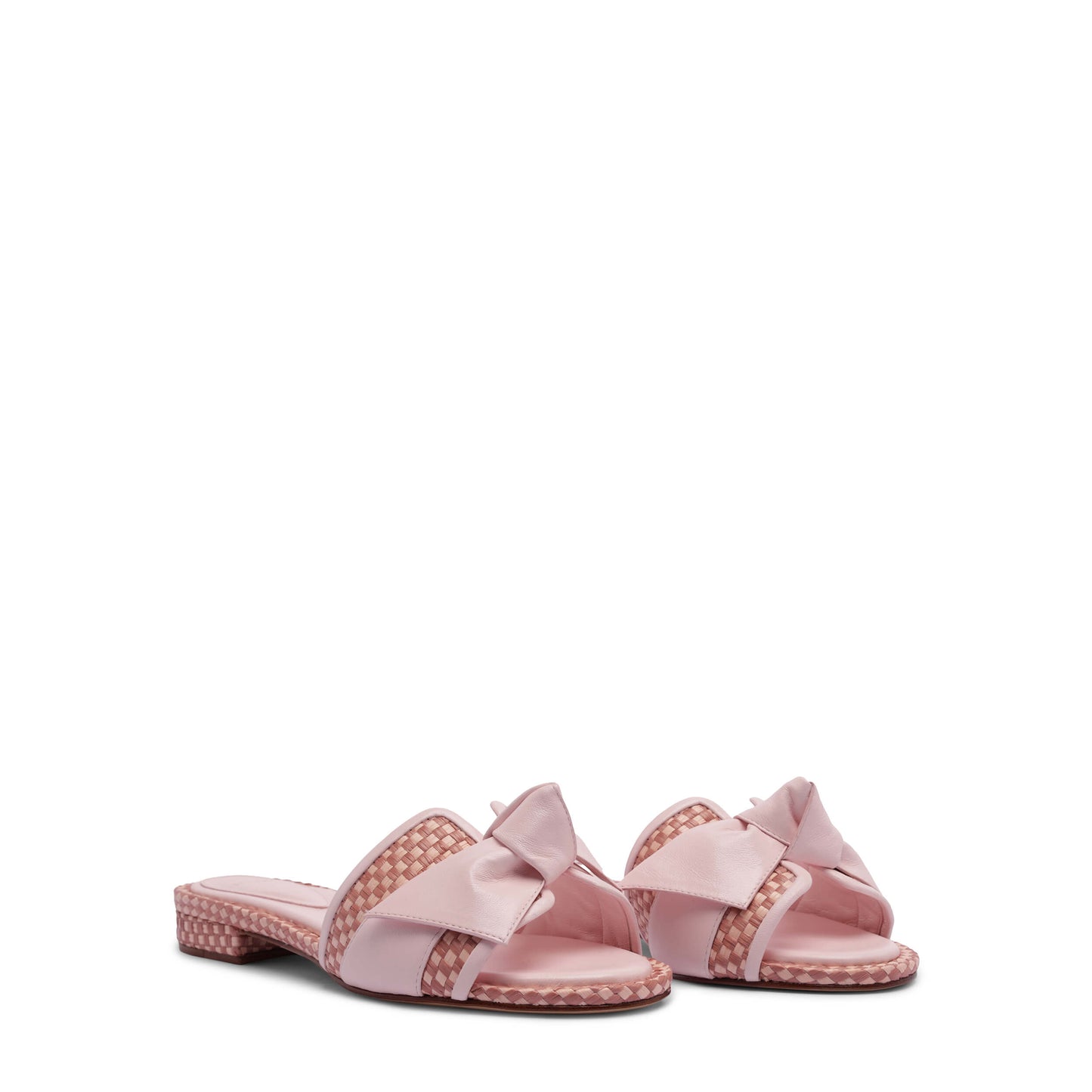 MAXI CLARITA PADDED RAFFIA FLAT