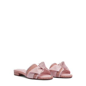 MAXI CLARITA PADDED RAFFIA FLAT