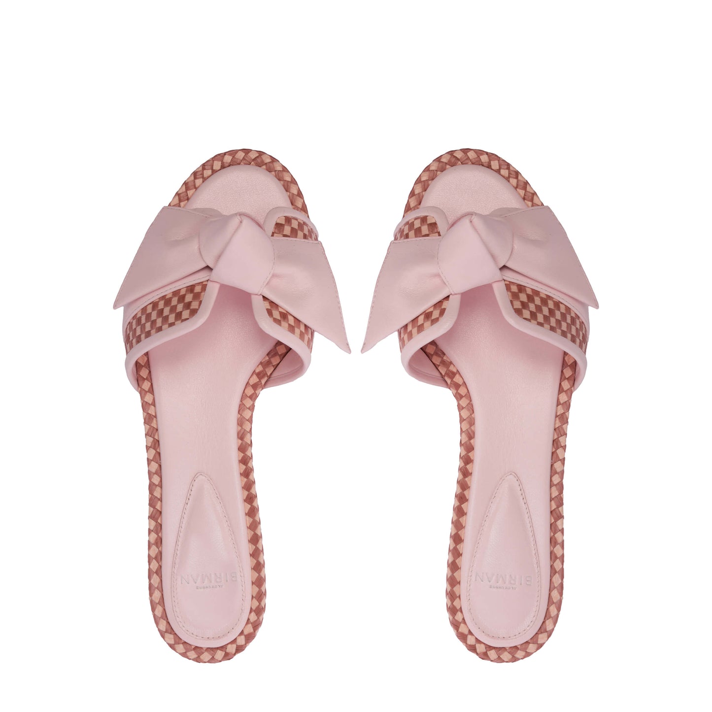 MAXI CLARITA PADDED RAFFIA FLAT