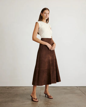 SUEDE HUDSON SKIRT