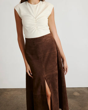 SUEDE HUDSON SKIRT