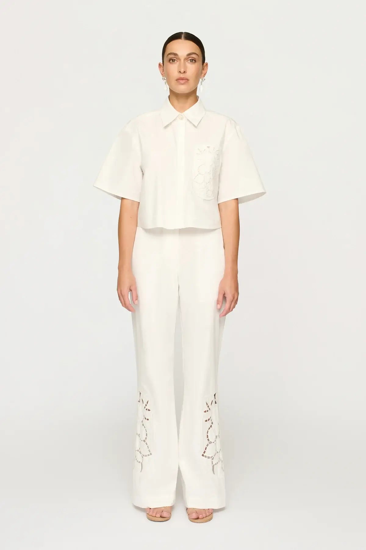 FLAVIO BOXY SHIRT - OFF WHITE