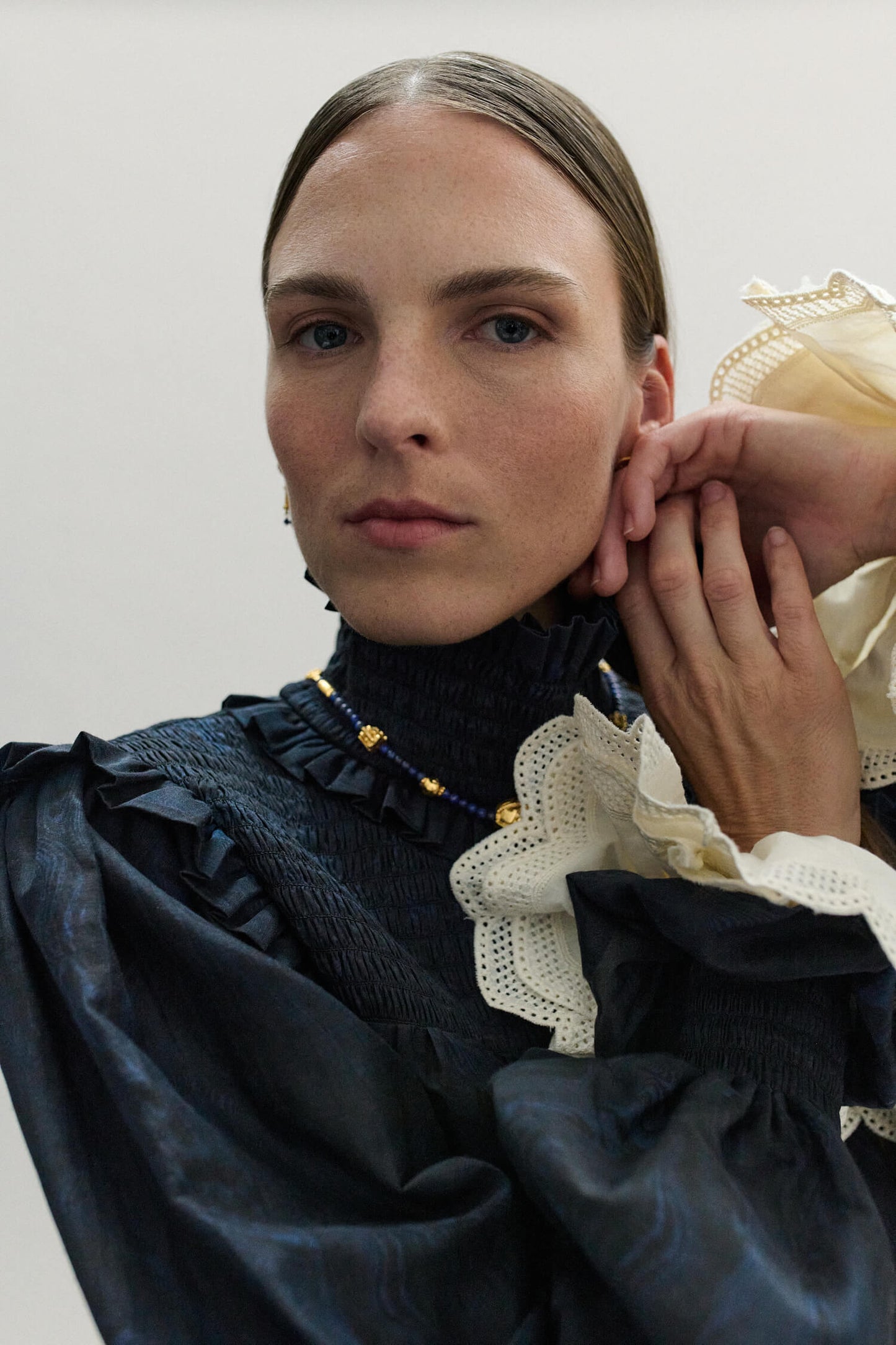PAIGE SHIRRED BLOUSE