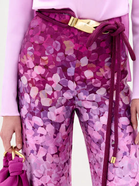 COMO PANT- MAGENTA ABSTRACT
