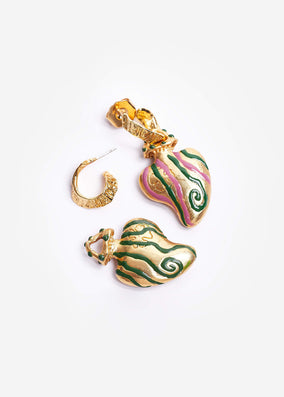GREEN PERFUMERO HOOPS