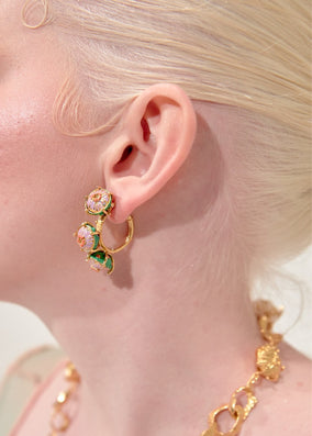 GREEN MAXI SOMBRERITOS HOOPS